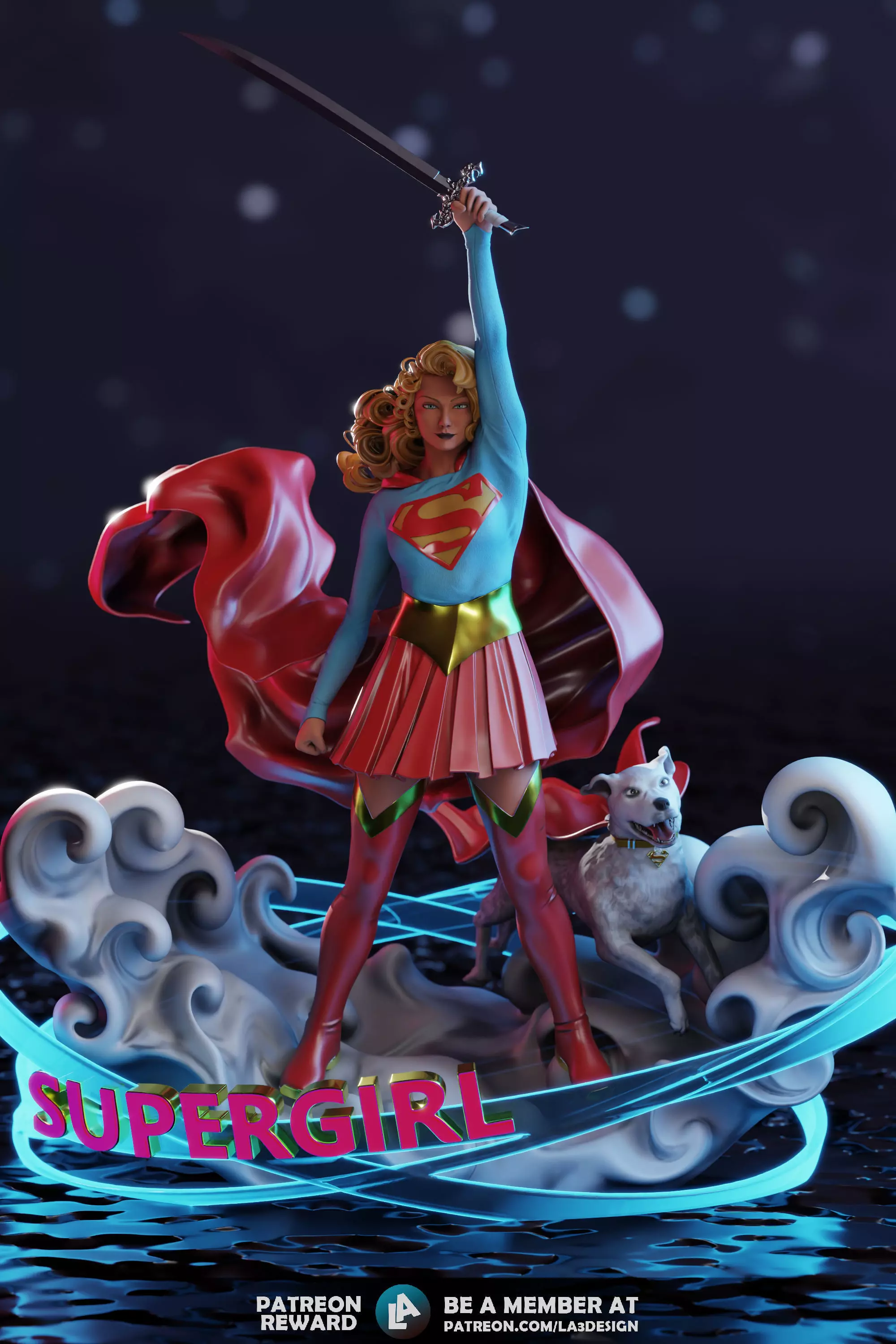 SuperGirl Woman of Tomorrow - Fan Art 3D print model