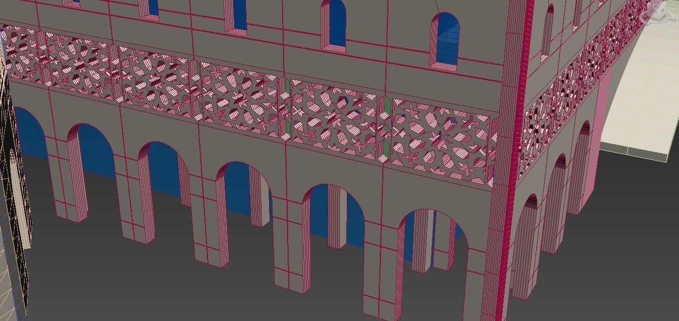 Al Raha Theatre - Arabic Building for exterior No interior 3D model_5