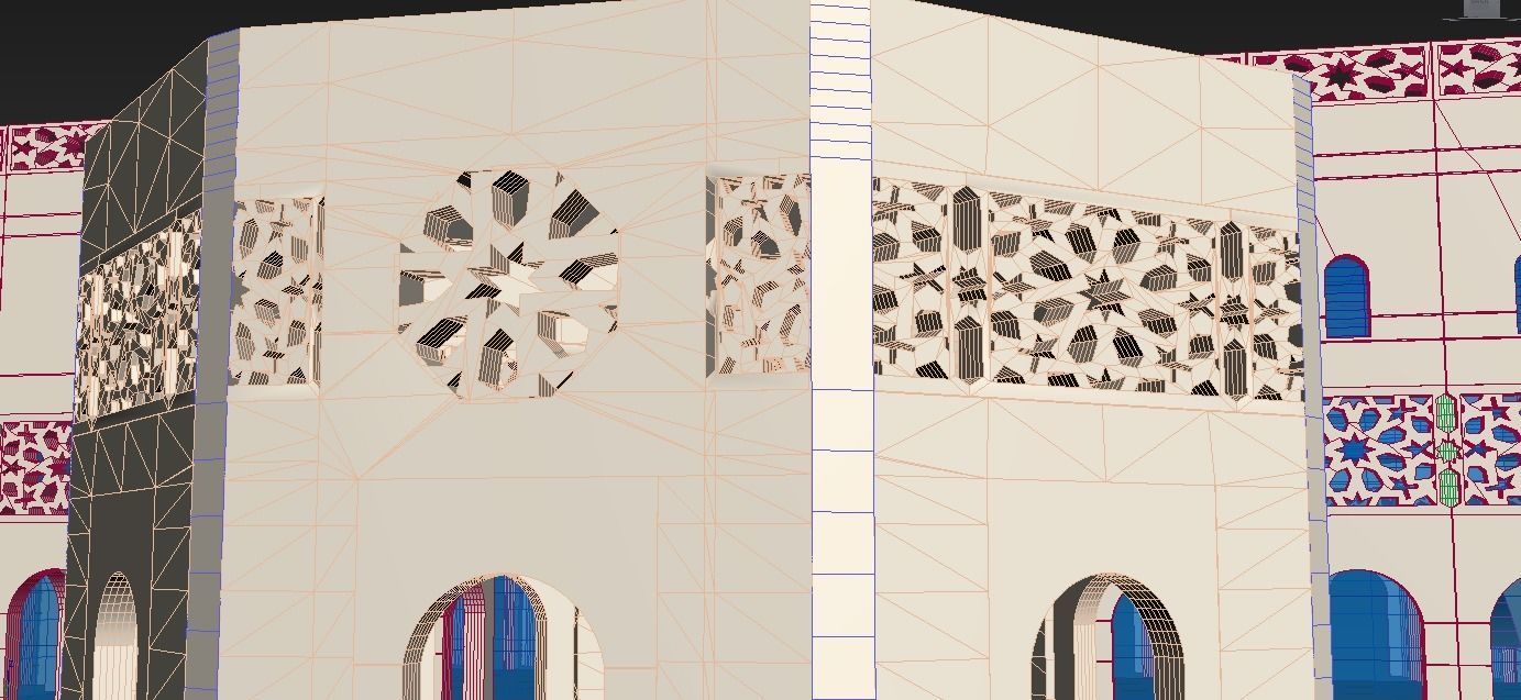 Al Raha Theatre - Arabic Building for exterior No interior 3D model_4