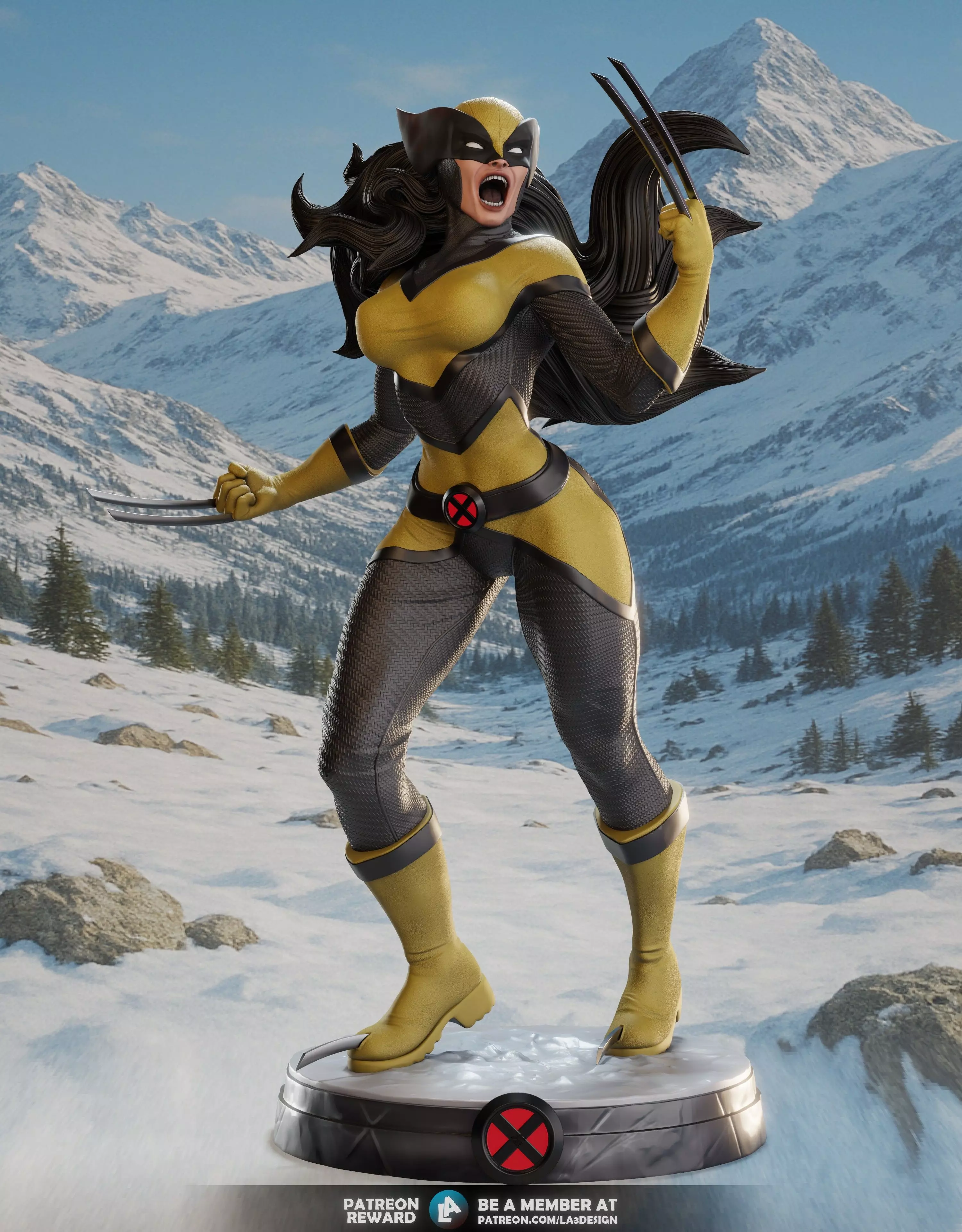 Laura Kinney - X-23 - Fan Art 3D print model