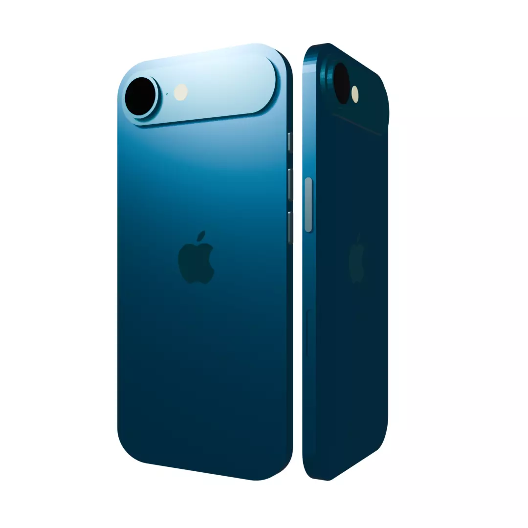 Iphone 17 Air Low-poly 3D model