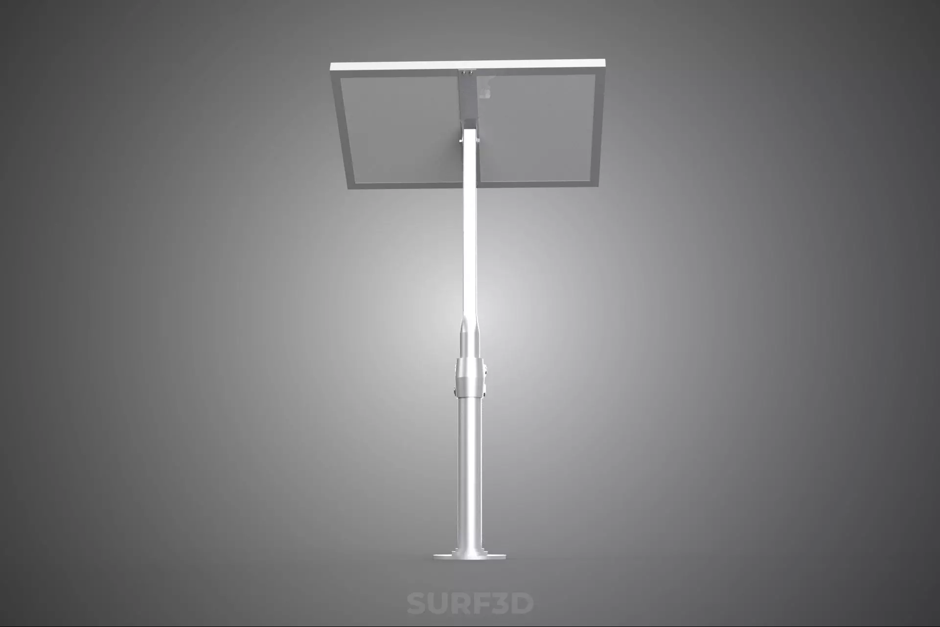 STAND MOUNTED FRAME POLE SOLAR CELL PANEL PV MODULE PHOTOVOLTAIC 3D model_23