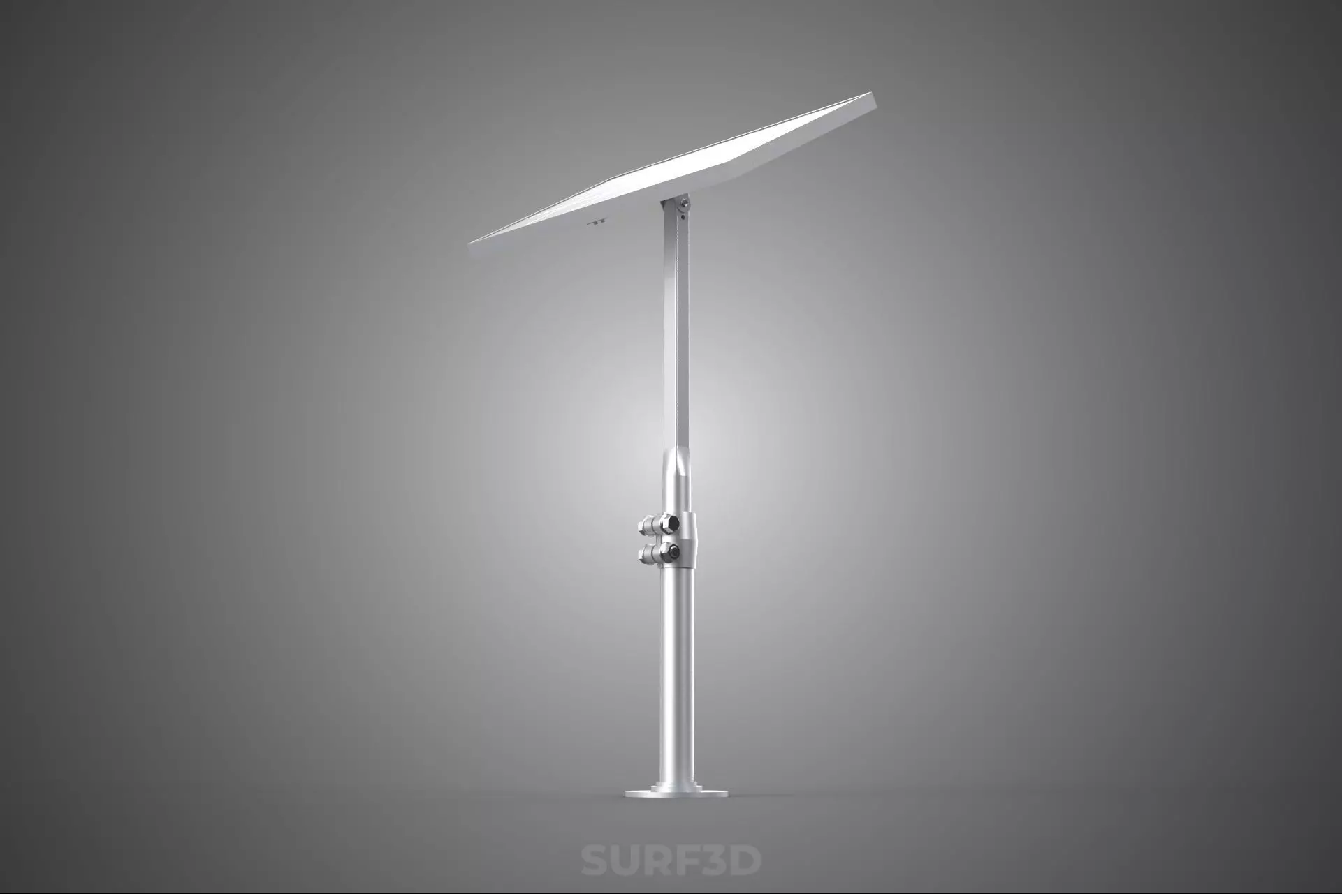 STAND MOUNTED FRAME POLE SOLAR CELL PANEL PV MODULE PHOTOVOLTAIC 3D model_20