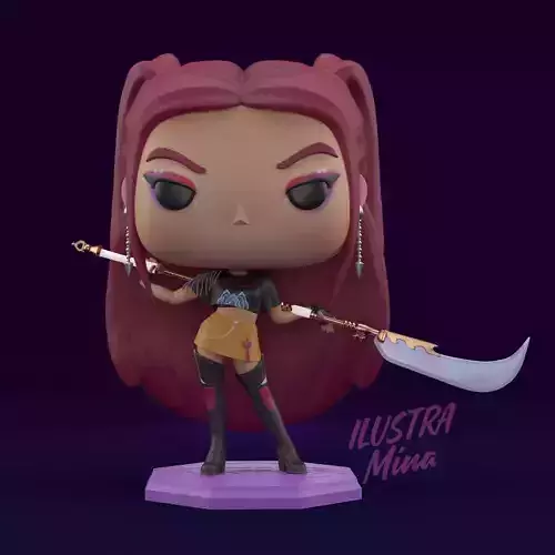 KPOP DEMON HUNTERS HUNTRIX MIRA FUNKO POP CUSTOM