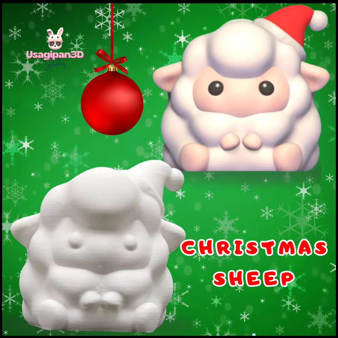 Christmas Sheep 3D print model_0