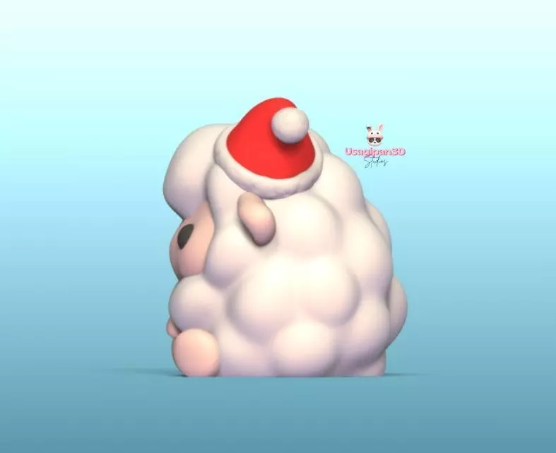 Christmas Sheep 3D print model_3