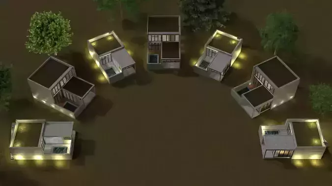 Resort houses layout 25-47