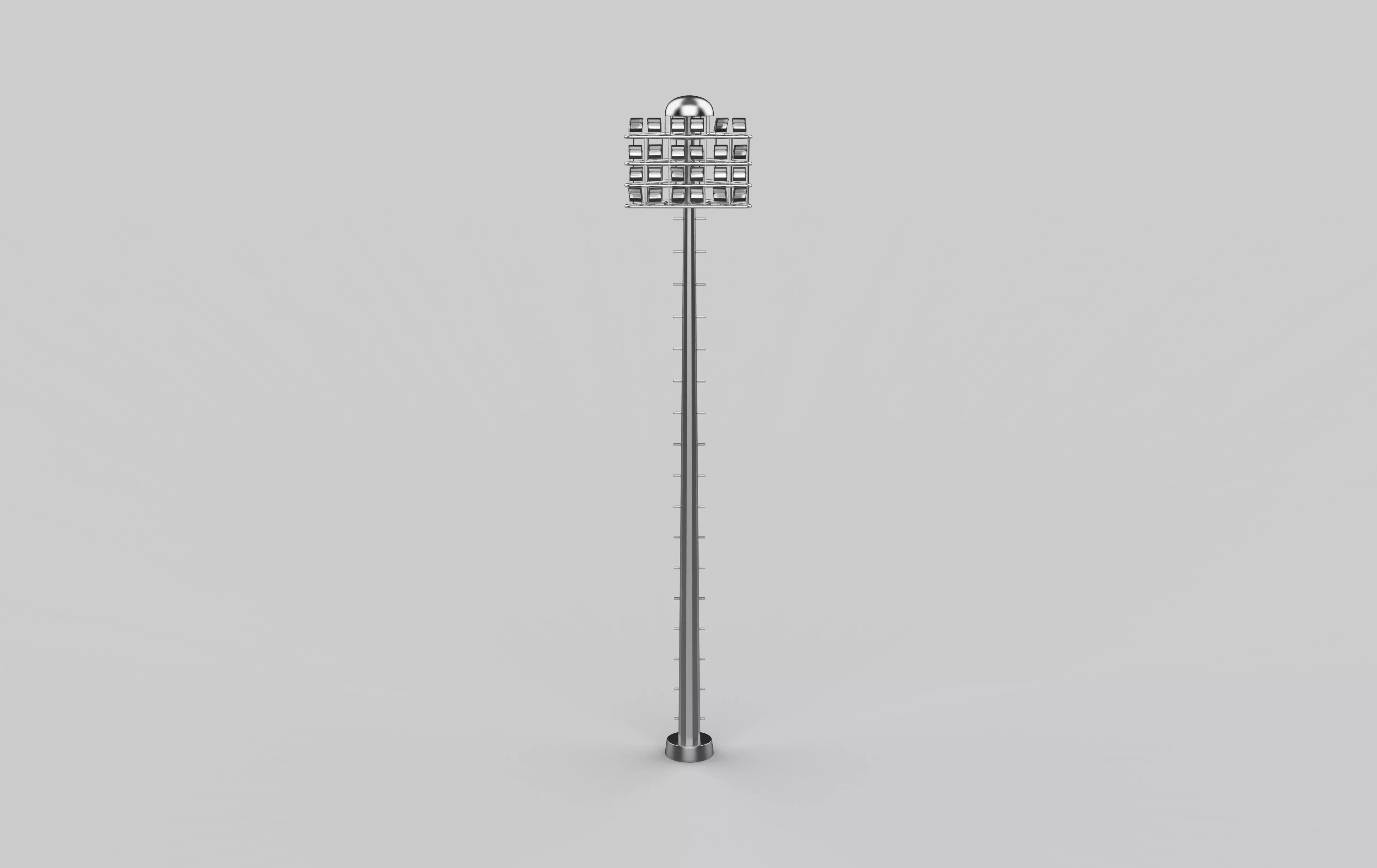 High mast lighting tower 3D model_15