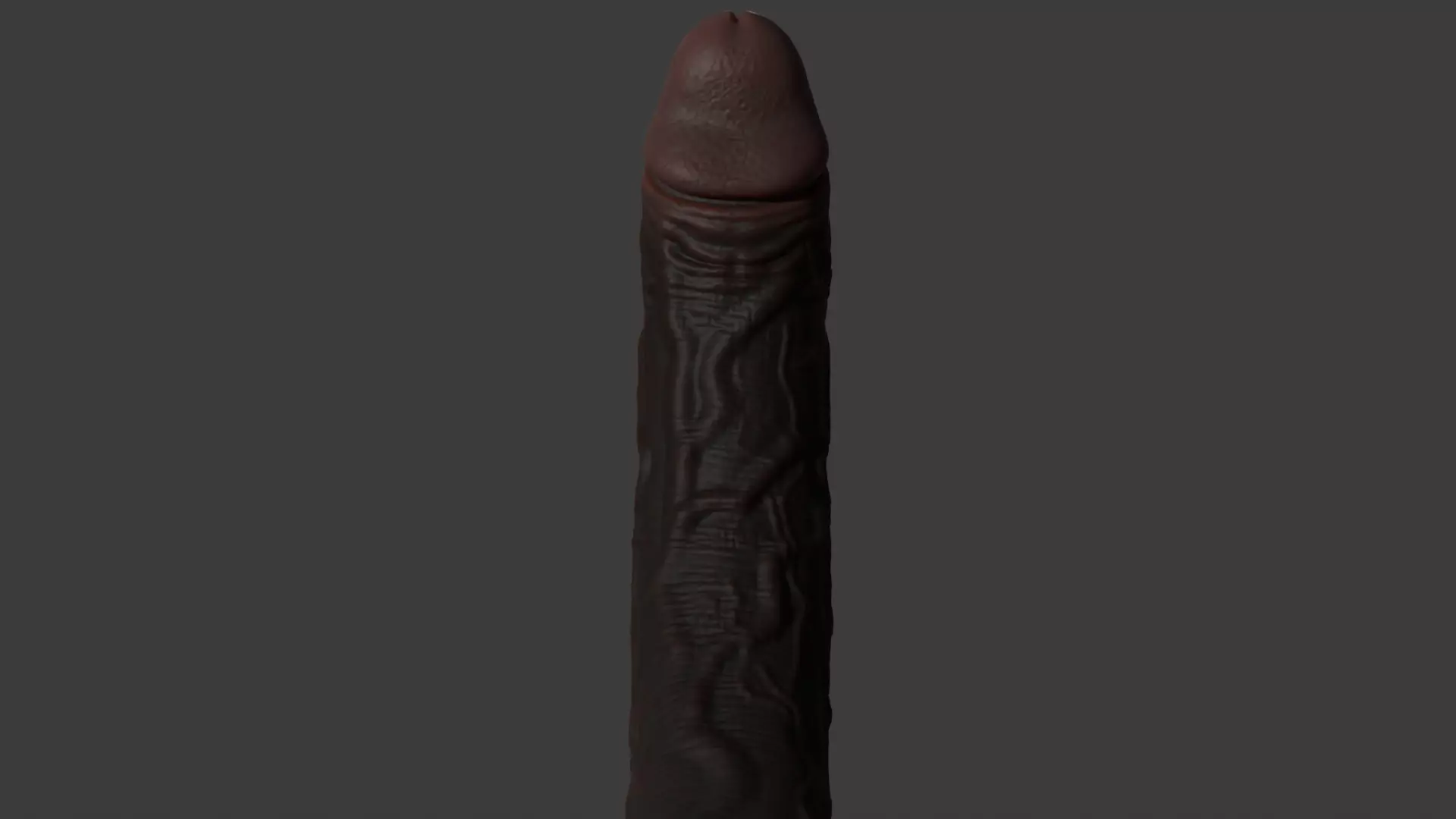 Stylized BBC Penis and balls Rigged Lowpoly and Highpoly Low-poly 3D model_7