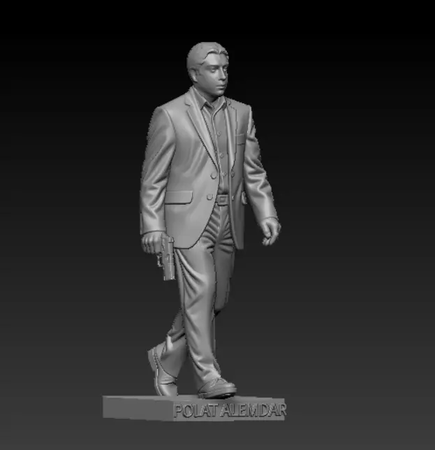 Polat Alemdar Figuru Detayli 3D Model 3D print model_4