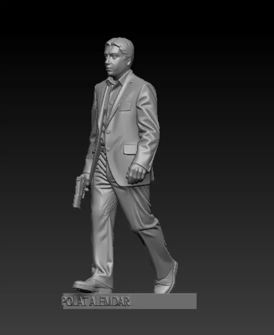 Polat Alemdar Figuru Detayli 3D Model 3D print model_5