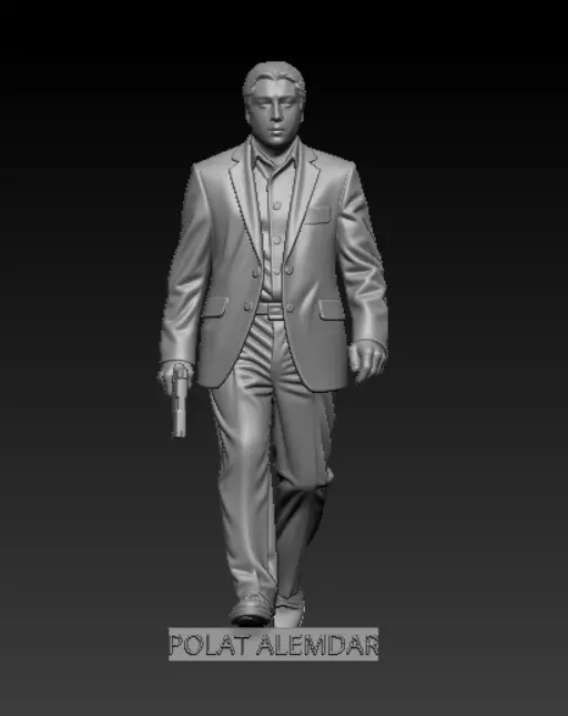 Polat Alemdar Figuru Detayli 3D Model 3D print model_2