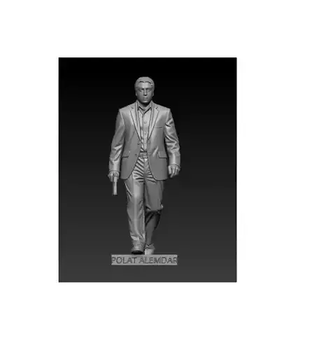 Polat Alemdar Figuru  Detayli 3D Model