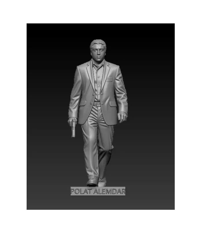 Polat Alemdar Figuru Detayli 3D Model 3D print model_3