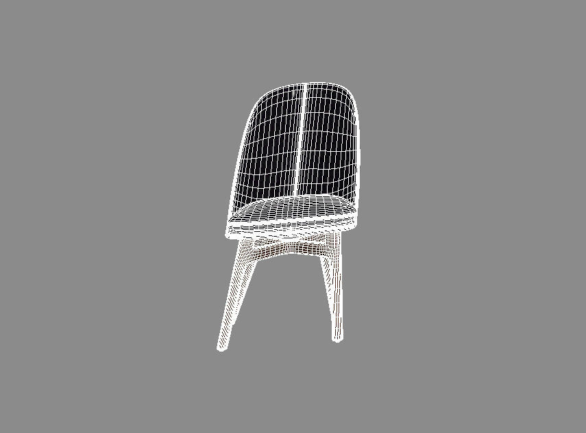 NERI HU 750 Solo Dining Chair 3D model_4