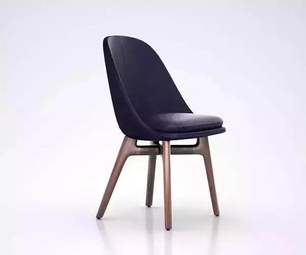NERI HU 750 Solo Dining Chair 3D model