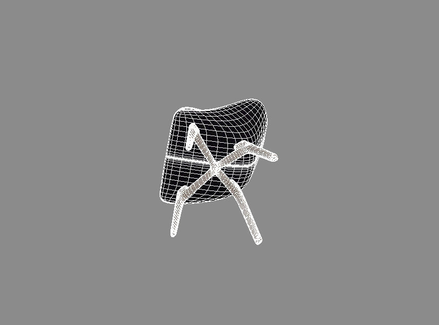 NERI HU 750 Solo Dining Chair 3D model_2