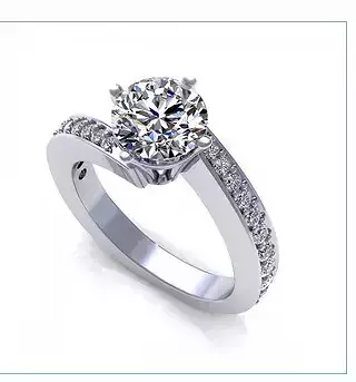 Woman Engagement Ring 