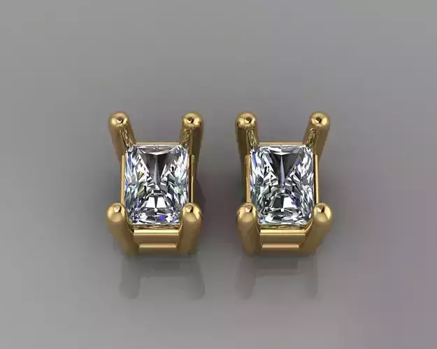 Emerald Earring Stud