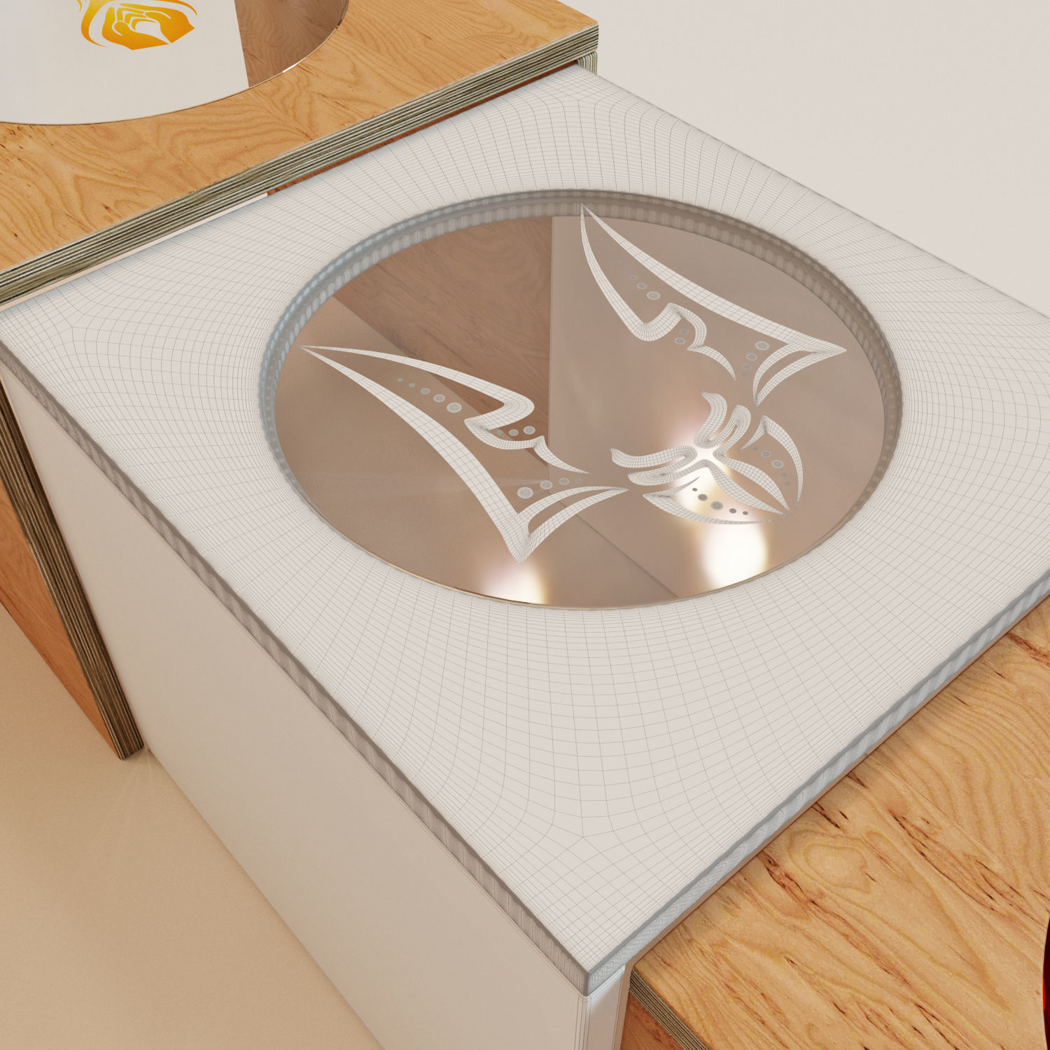 Tea-tables - Pray for Ukraine 3D model_7