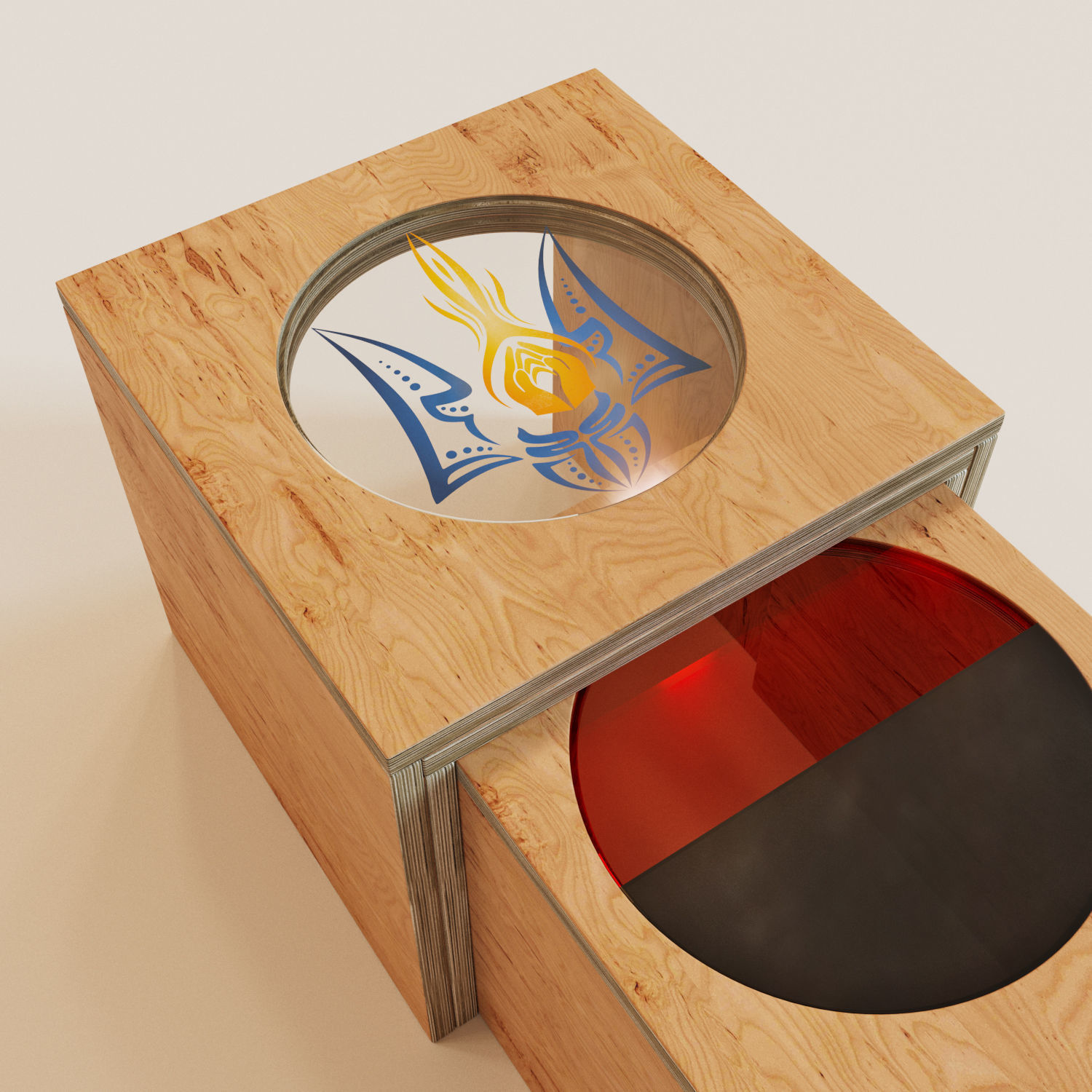 Tea-tables - Pray for Ukraine 3D model_2