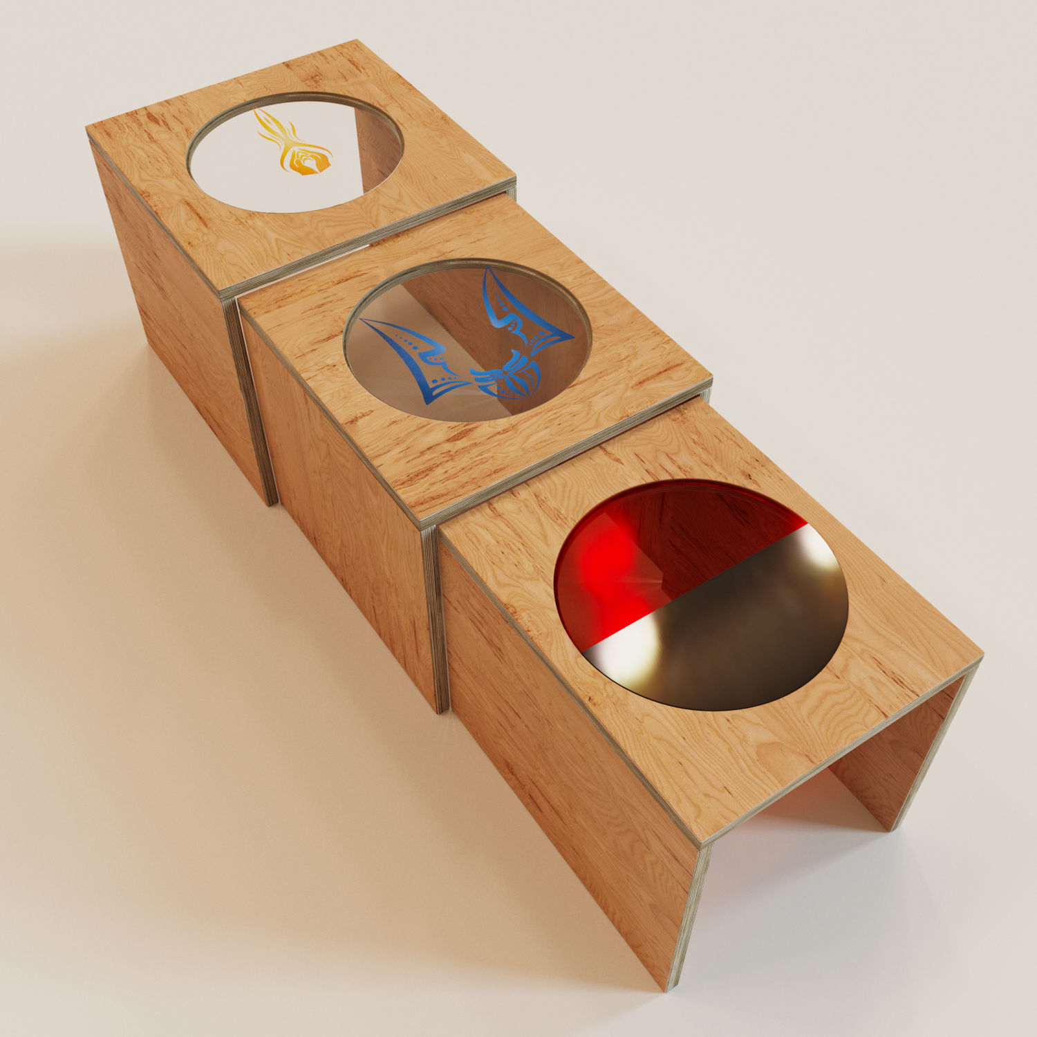 Tea-tables - Pray for Ukraine 3D model_5