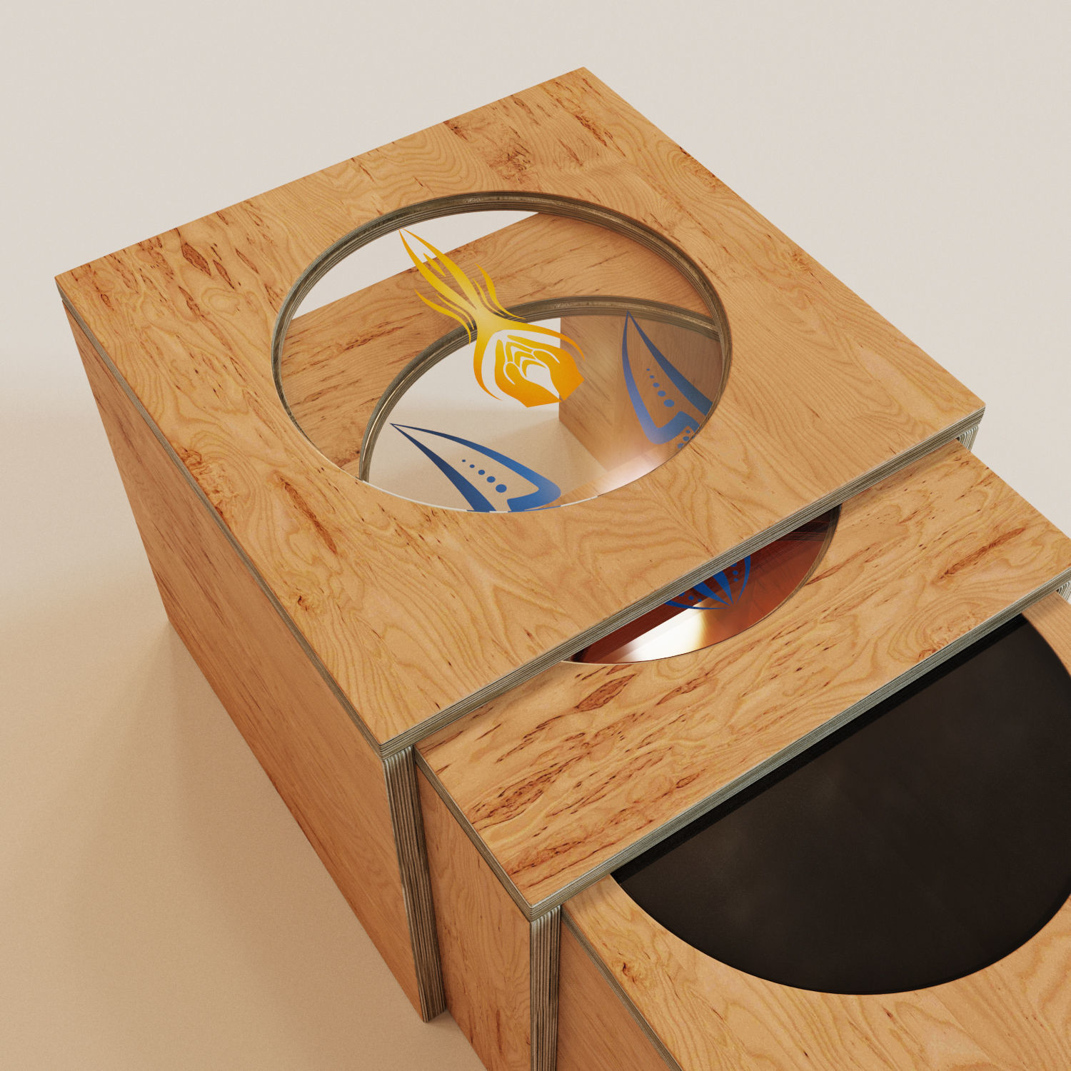 Tea-tables - Pray for Ukraine 3D model_1