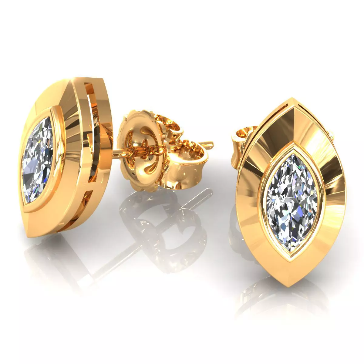 Marquee Diamond Earring Stuff 3D print model