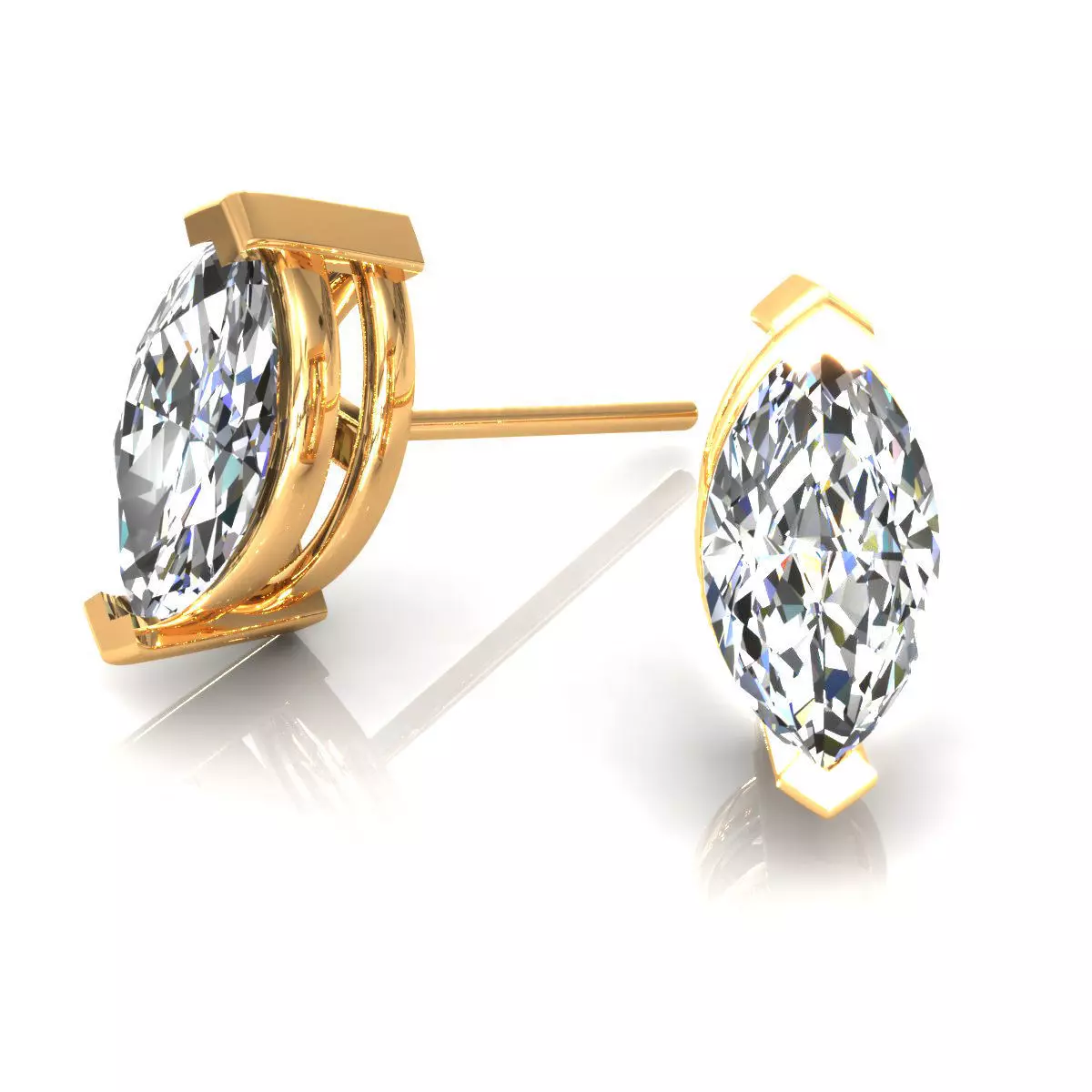Marquee Earring 3D print model