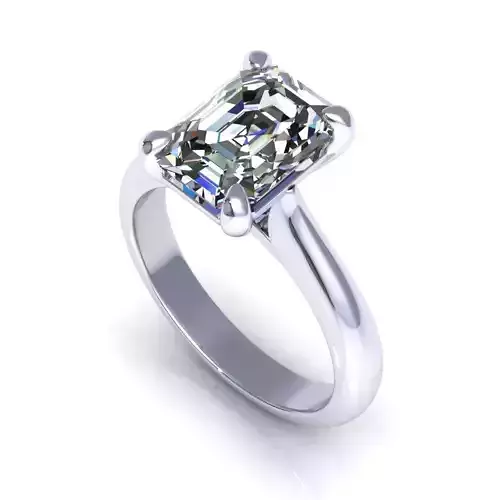 Emerald Engagement Ring