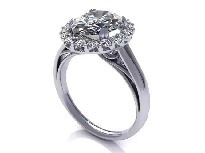 Woman Engagement Ring