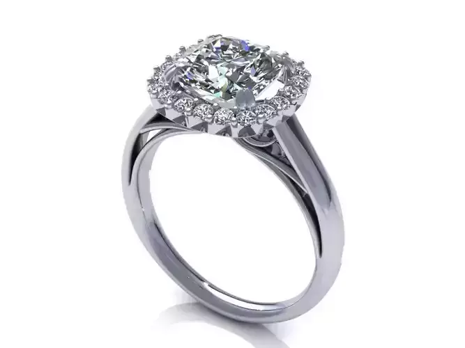 Emerald Diamond Ring