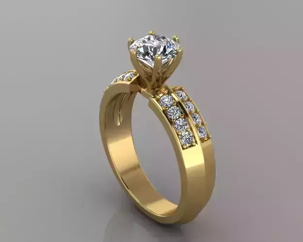 Engagement Ring RoundV3