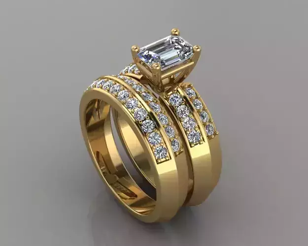 Engagement Ring Emerald