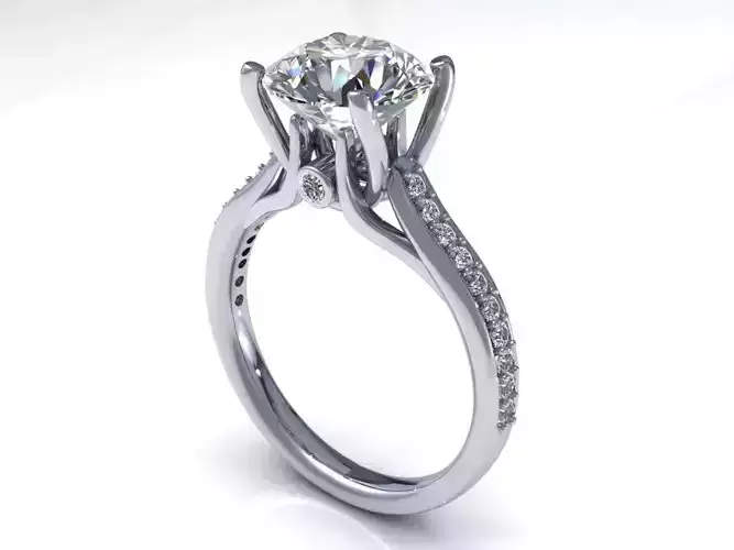 Woman Engagement Ring