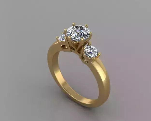 BS121 Engagement Ring Round
