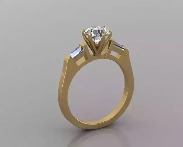 BS106 Engagement Ring Round