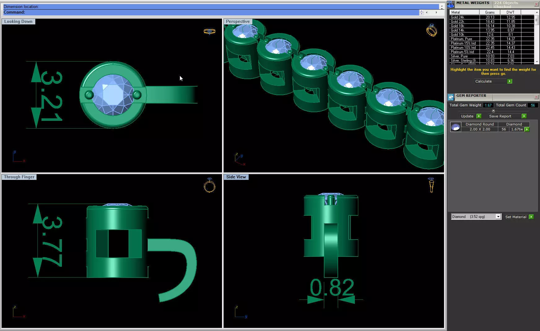Bracelete 3mm 3D print model_1