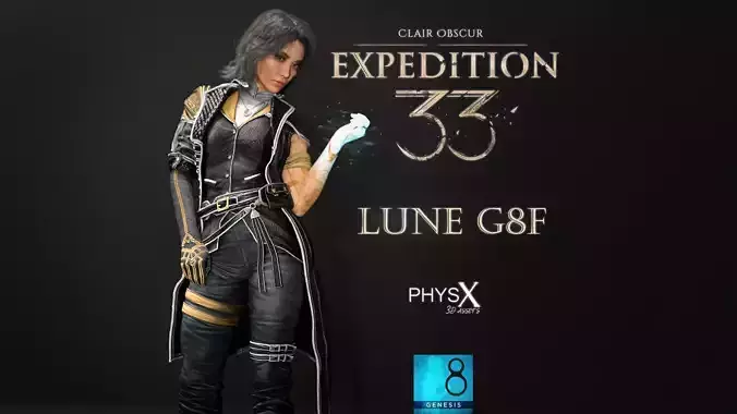 Clair Obscure Expedition 33 - Lune G8F 3D model