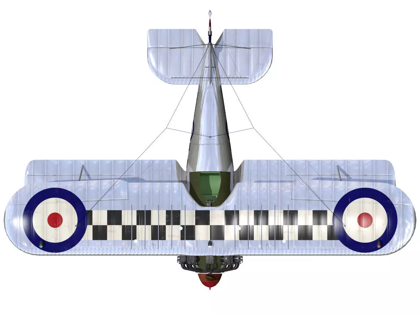 Gloster Gamecock 3D model_11