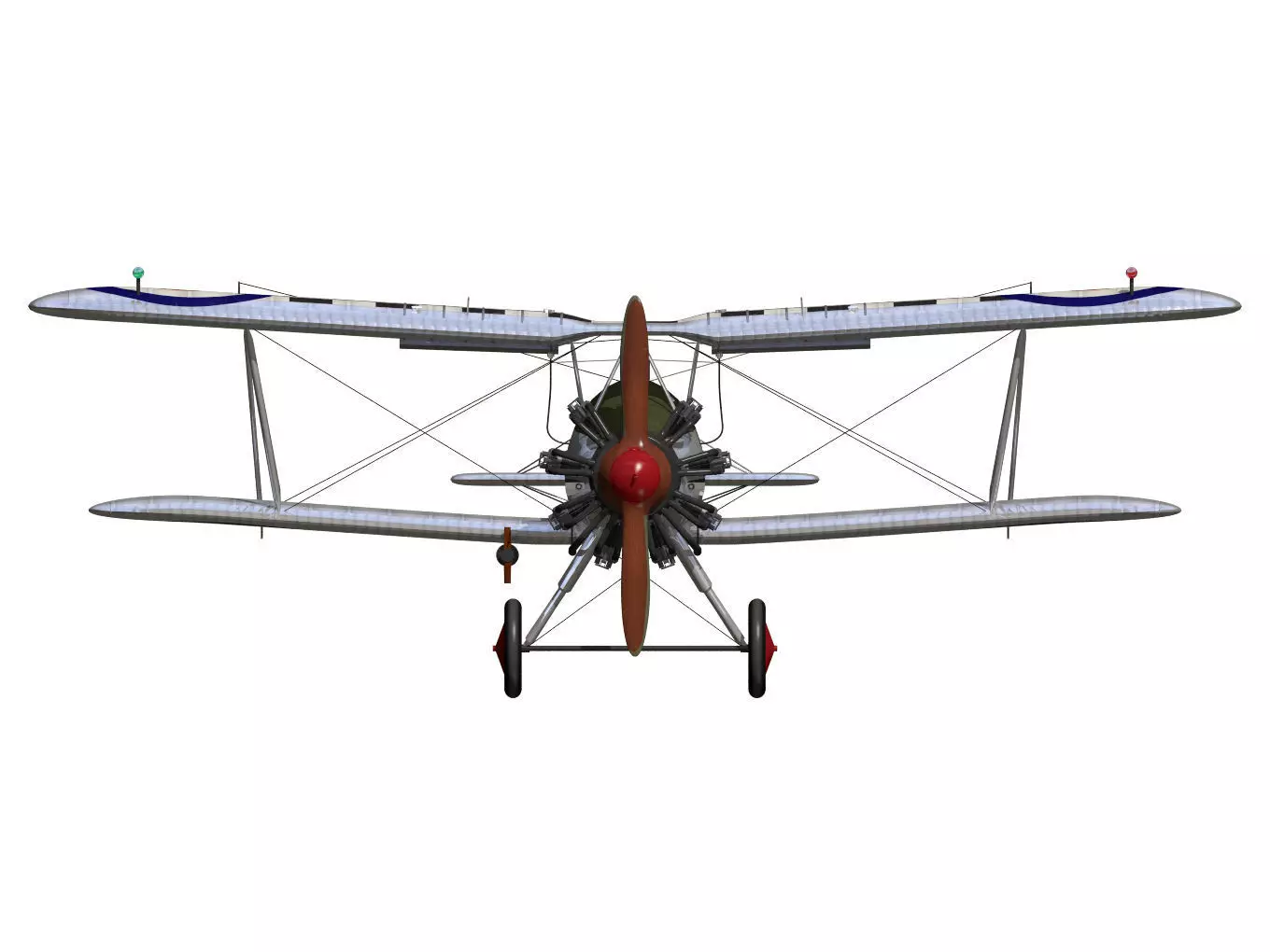 Gloster Gamecock 3D model_10
