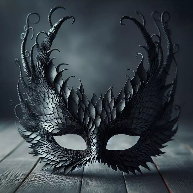 Dragon Fantasy Masquerade Mask 3D print model_0
