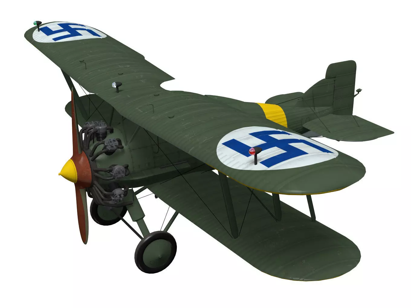 Gloster Gamecock 3D model_0