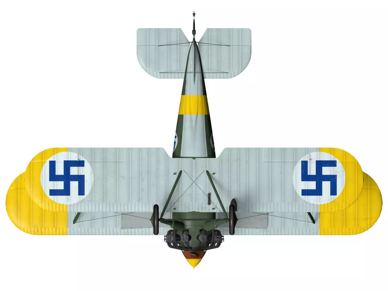Gloster Gamecock 3D model_12