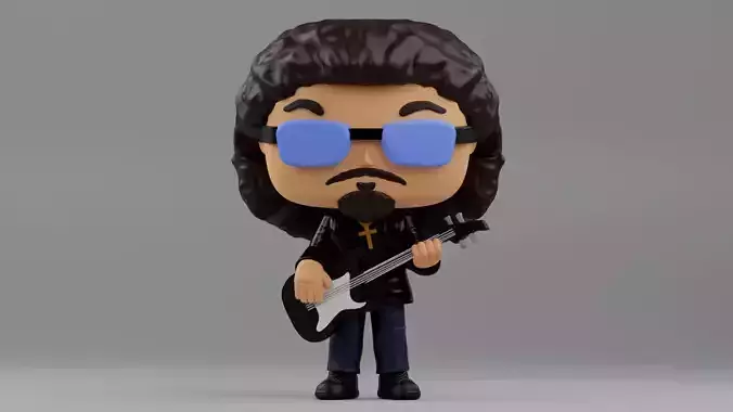 Tony Iommi Funko Pop from the heavy metal band Black Sabbath