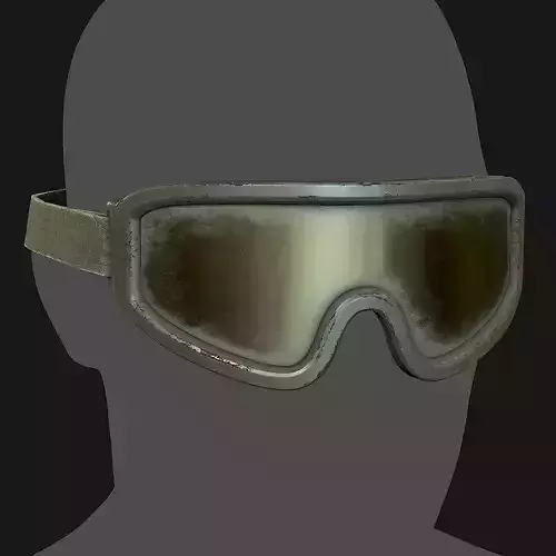 Snow Glasses A Low-poly 3D model