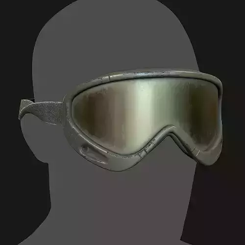 Snow Glasses B Low-poly 3D model