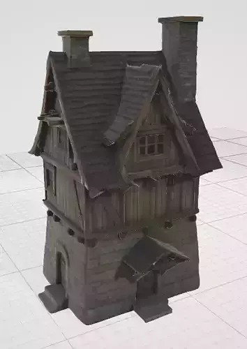 Medieval House 3D Model