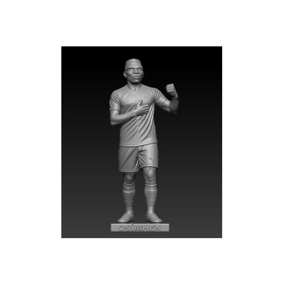 Model Adi Victor Osimhen Figur Modeli 3D print model