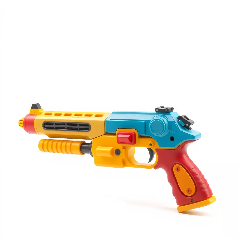Vibrant Toy Blaster model pack Low-poly 3D model_2